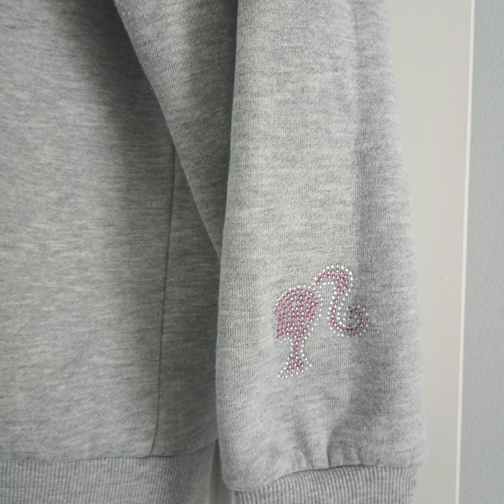 Women's Barbie Zip up Hoodie - Picture 3 of 4
